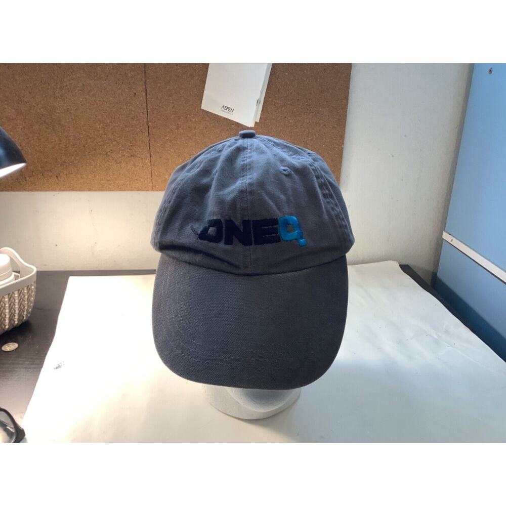 ONEQ Embroidered LOGO Men's Hat Cap Adjustable Gray